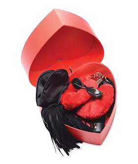 Frisky Passion Fetish Kit W/heart Gift Box - Red