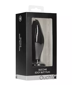 Shots Ouch Edgy Butt Plug - Black