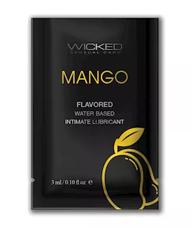 Wicked Sensual Care Water Based Lubricant - .1 Oz Mango
