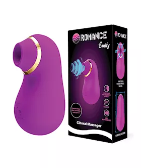 Pretty Love Romance Emily Sucking Clitoral Massager - Fuchsia