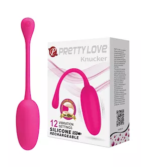 Pretty Love Knucker Remote Egg - Neon Pink