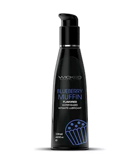 Wicked Sensual Care Water Based Lubricant - 4 Oz Blueberry Muffin