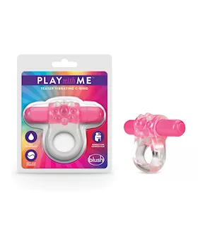 Blush Play With Me Teaser Vibrating C Ring - Pink