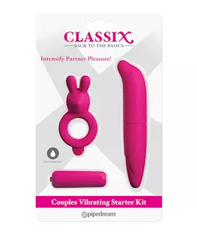 Classix Couples Vibrating Starter Kit - Pink