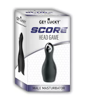 Get Lucky Score Head Game Masturbator - Black