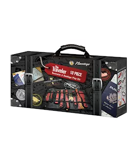 The Ultimate Fantasy Travel Briefcase Restraint & Bondage Play Kit - Burgundy