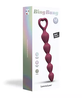 Love To Love Bing Bang Anal Beads - Prune Medium