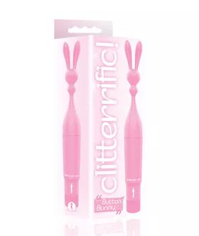 The 9's Clitterific! Button Bunny Clitoral Stimulator - Pink