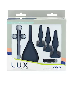 Lux Active Equip Silicone Anal Training Kit - Dark Blue