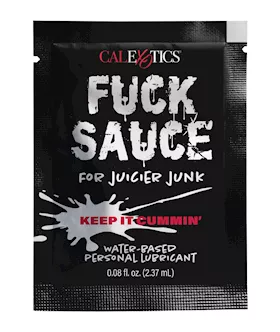 Fuck Sauce Water Based Personal Lubricant Sachet - .08 Oz