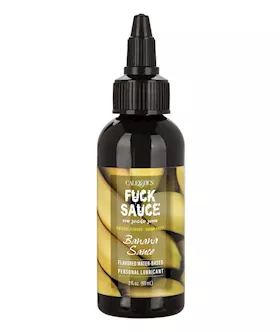 Fuck Sauce Flavored Water Based Personal Lubricant - 2 Oz Banana