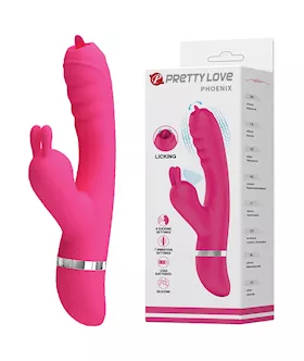 Pretty Love Phoenix Licking Rabbit - Pink