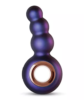 Hueman Outer Space Vibrating Anal Plug - Purple