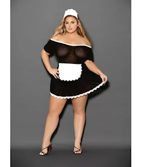 Euphoria Private Maid Black/white Qn