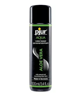 Pjur Aqua Aloe Vera Water Based Personal Lubricant - 100 Ml Bottle