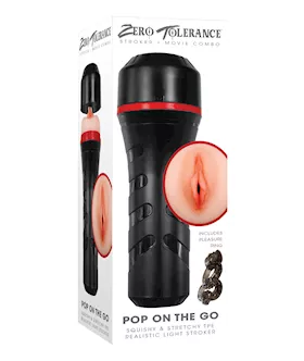 Zero Tolerance Pop On The Go Stroker - Light