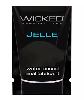 Wicked Sensual Care Jelle Water Based Anal Lubricant - .1 Oz Fragrance Free