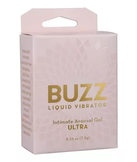 Buzz Ultra Liquid Vibrator Intimate Arousal Gel - .26 Oz