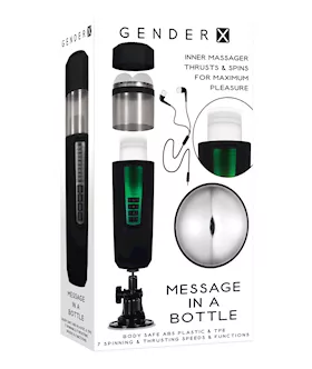 Gender X Message In A Bottle - Black