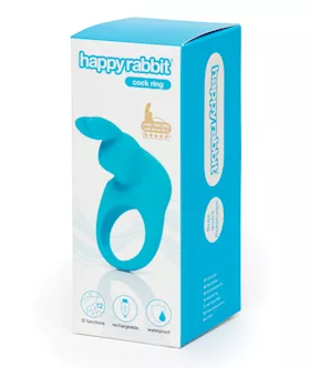 Happy Rabbit Rechargeable Cock Ring - Blue
