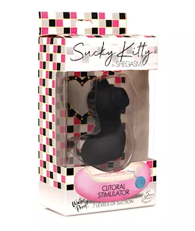 Inmi Shegasm Sucky Kitty Clitoral Stimulator - Black