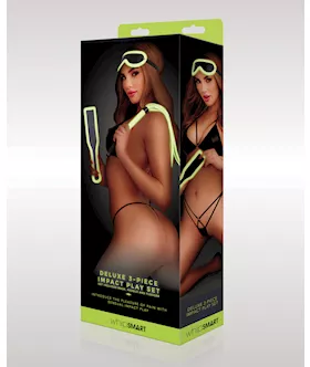Whipsmart Glow In The Dark Deluxe 3 Pc Impact Play Set - Green