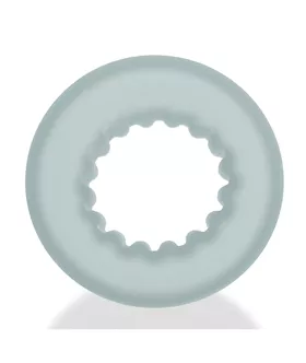 Oxballs  Axis Rib Griphold Cockring - Clear Ice