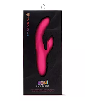 Nu Sensuelle Nubii Kiah Turbo Boost & Heating Dual Stim Rabbit - Pink