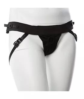 Gender Fluid Johnnie Strap On Harness - Black