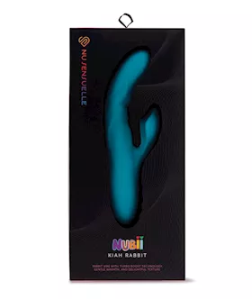Nu Sensuelle Nubii Kiah Turbo Boost & Heating Dual Stim Rabbit - Blue