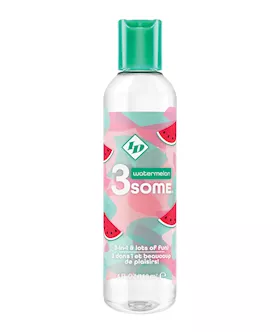 Id 3some 3 In 1 Lubricant - 4 Oz Watermelon