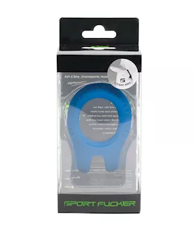 Sport Fucker Cockpit Cockring - Blue