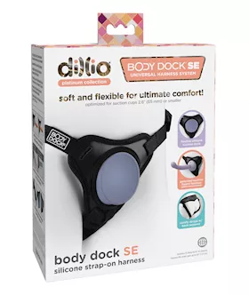 Dillio Platinum Body Dock Se Strap On Harness - Black