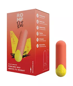 Romp Riot Bullet Vibrator - Orange