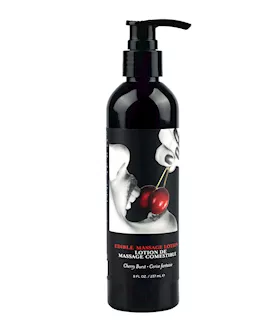 Earthly Body Hemp Seed by Night Edible Lotion  8 oz Cherry