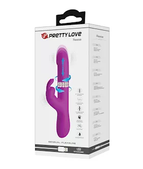 Pretty Love Reese Thrusting Rabbit - Fuchsia
