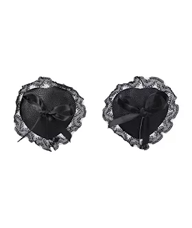 In A Bag Lace Nipple Pasties - Black
