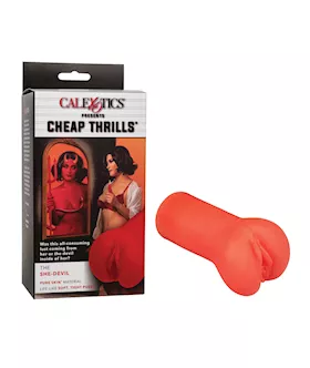 Cheap Thrills The She-devil Pussy Masturbator - Red