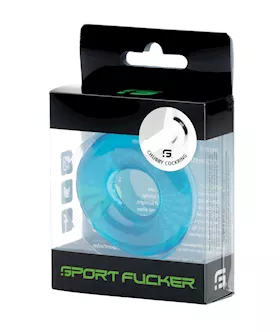 Sport Fucker Chubby Cockring - Ice Blue