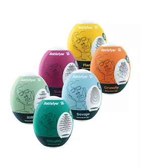 Satisfyer Masturbator Egg 6er Set - Assorted