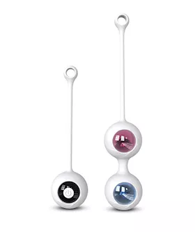 Freezer Ben Wa Ball Remote Control Kegel Ball Exercises Set - White