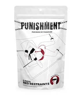 Punishment 5 Pc Bed Restraints