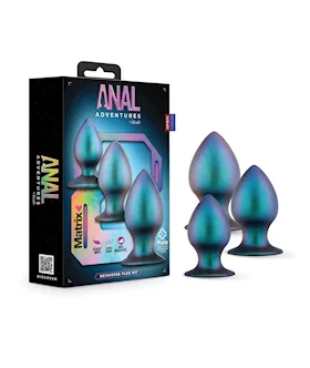 Blush Anal Adventures Matrix Metaverse Plug Kit - Spruce
