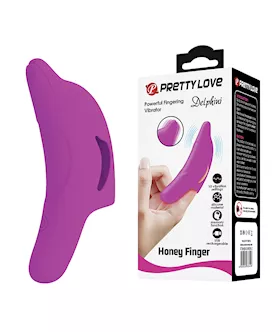 Pretty Love Delphini Dolphin Honey Finger Vibe - Fuchsia