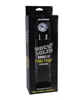 Rock Solid Boost It Penis Pump W/gauge