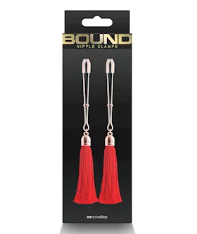 Bound T1 Nipple Clamps - Red