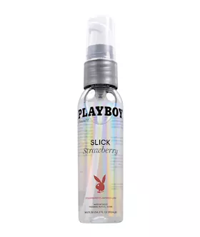 Playboy Pleasure Slick Lubricant -  2 Oz Strawberry