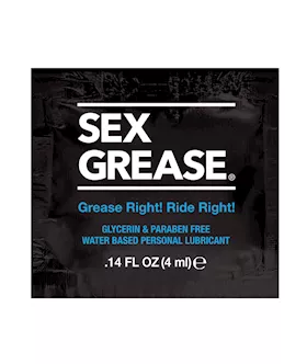 Sex Grease Water Based - 4ml Foil