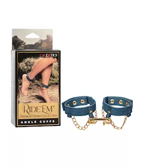Ride 'em Premium Denim Collection Ankle Cuffs