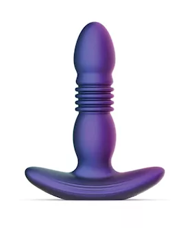 Hueman Supernova Thrusting Butt Plug - Purple